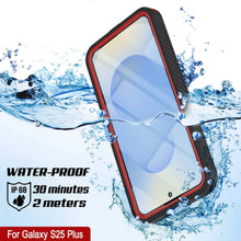 Load image into Gallery viewer, Coque étanche pour Galaxy S25 Plus, Punkcase [Extreme Mag Series] Armor Cover avec protecteur d'écran intégré [Rouge]
