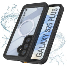 Load image into Gallery viewer, Coque étanche pour Galaxy S25 Plus, Punkcase [Extreme Mag Series] Armor Cover avec protecteur d'écran intégré [Noir]
