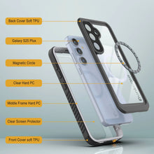 Load image into Gallery viewer, Coque étanche pour Galaxy S25 Plus, Punkcase [Extreme Mag Series] Armor Cover avec protecteur d'écran intégré [Blanc]
