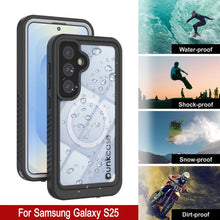 Load image into Gallery viewer, Coque étanche pour Galaxy S25, Punkcase [Extreme Mag Series] Armor Cover avec protecteur d'écran intégré [Blanc]

