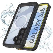 Load image into Gallery viewer, Coque étanche pour Galaxy S25, Punkcase [Extreme Mag Series] Armor Cover avec protecteur d'écran intégré [Jaune]
