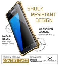 Load image into Gallery viewer, S7 Edge Case, Ghostek® Covert Gold Series Premium Impact Cover | Lifetime Warranty Exchange (Color in image: space gray)
