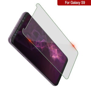 Galaxy S9 Punkcase Verre SHIELD en verre trempé protecteur d'écran noir de 0,33 mm d'épaisseur en verre à 9H.