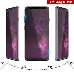 Galaxy S9+ Plus Ou Punkcase Verre Bouclier Écran en Verre Trempé Doré 0,33 mm d'Épaisseur Verre 9H