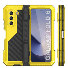 Charger l'image dans la galerie, Coque en métal pour Galaxy Z Fold6, coque blindée de qualité militaire robuste et rigide pour tout le corps [Néon]

