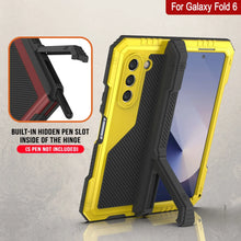 Charger l'image dans la galerie, Coque en métal pour Galaxy Z Fold6, coque blindée de qualité militaire robuste et rigide pour tout le corps [Néon]
