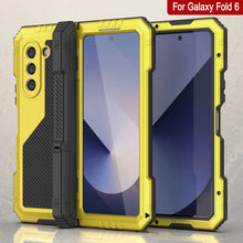 Charger l'image dans la galerie, Coque en métal pour Galaxy Z Fold6, coque blindée de qualité militaire robuste et rigide pour tout le corps [Néon]
