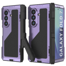 Load image into Gallery viewer, Case métallique Galaxy Z Fold7, armure de qualité militaire robuste Couvre d'armure complète du corps dur [violet]
