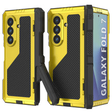 Load image into Gallery viewer, Case métallique Galaxy Z Fold7, armure de qualité militaire lourde Couverture du corps complet du corps [néon]
