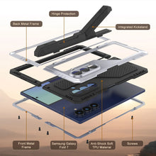 Load image into Gallery viewer, Case métallique Galaxy Z Fold7, armure de qualité militaire lourde Couvre d'armure complète du corps dur [blanc]
