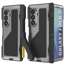 Charger l&#39;image dans la galerie, Case métallique Galaxy Z Fold7, armure de qualité militaire lourde Couvre armure complète du corps dur [argent]
