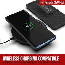 Charger l&#39;image dans la galerie, Punkcase Galaxy S20+ Plus Case With Screen Protector, Holster Belt Clip [Black] 
