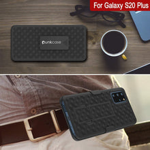 Charger l&#39;image dans la galerie, Punkcase Galaxy S20+ Plus Case With Screen Protector, Holster Belt Clip [Black] 
