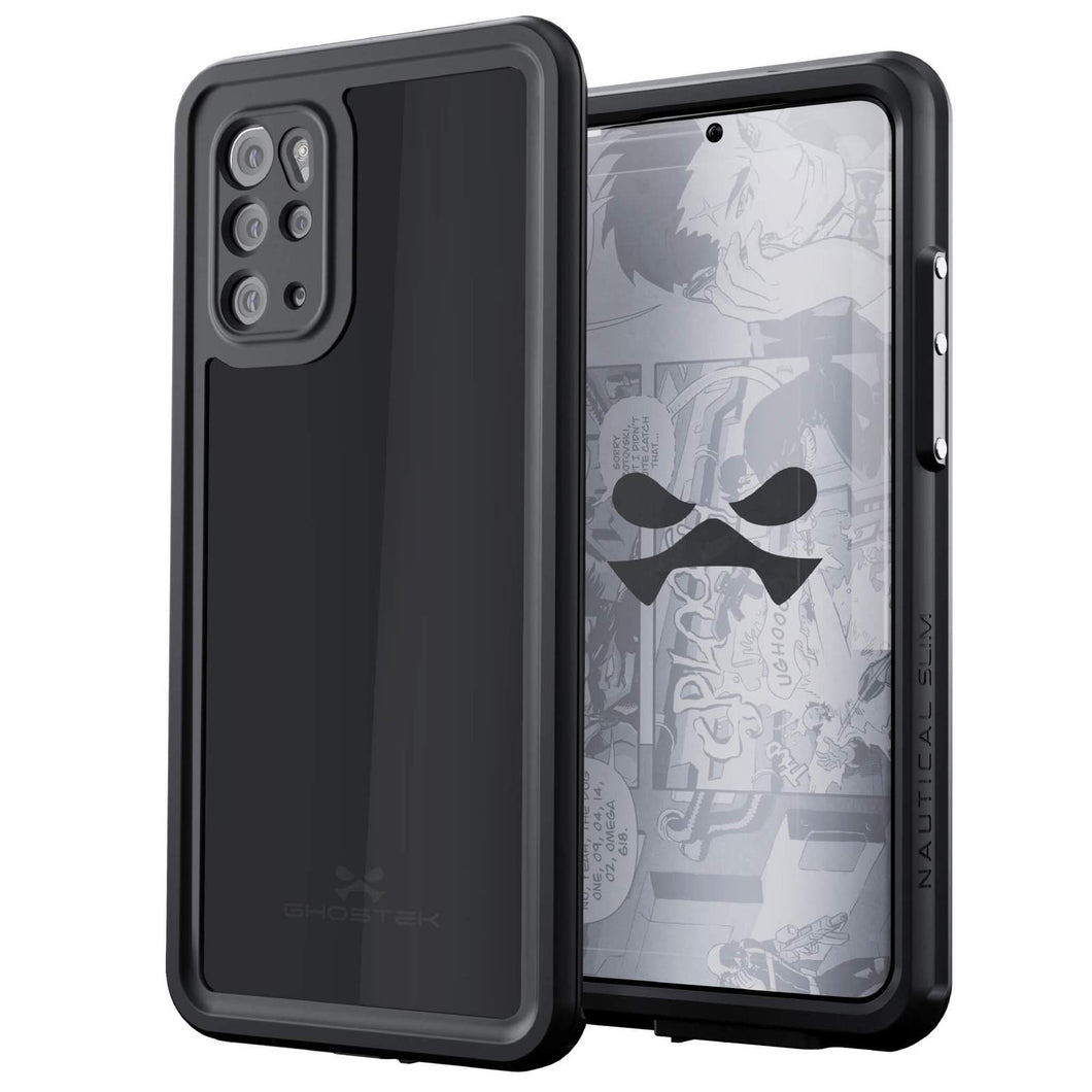 Galaxy S20+ Plus Rugged Waterproof Case | Nautical Series [Black] (Color in image: Black)