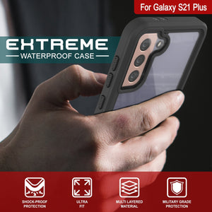 Galaxy S21+ Plus Water/Shock/Snow/dirt proof [Extreme Series] Slim Case [Light Blue] (Color in image: Light Green)
