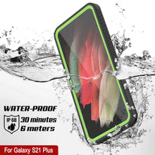 Load image into Gallery viewer, Galaxy S21+ Plus Water/Shockproof [Extreme Series] Screen Protector Case [Light Green] (Color in image: Black)
