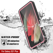 Load image into Gallery viewer, Galaxy S21+ Plus Water/Shock/Snowproof [Extreme Series] Slim Screen Protector Case [Pink] (Color in image: Light blue)
