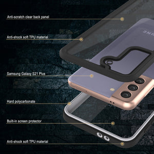 Galaxy S21+ Plus Water/Shock/Snow/dirt proof [Extreme Series] Punkcase Slim Case [White] (Color in image: Purple)