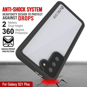 Galaxy S22+ Plus Waterproof Case, Punkcase StudStar White Thin 6.6ft Underwater IP68 Shock/Snow Proof (Color in image: pink)