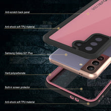 Load image into Gallery viewer, Galaxy S21+ Plus Waterproof Case PunkCase StudStar Pink Thin 6.6ft Underwater IP68 Shock/Snow Proof (Color in image: teal)
