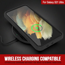 Charger l&#39;image dans la galerie, Galaxy S21 Ultra Water/Shockproof [Extreme Series] With Screen Protector Case [Black] (Color in image: Red)
