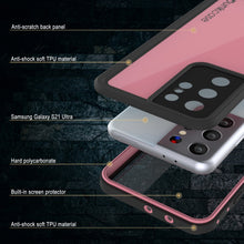 Load image into Gallery viewer, Galaxy S22 Ultra Waterproof Case PunkCase StudStar Pink Thin 6.6ft Underwater IP68 Shock/Snow Proof (Color in image: teal)
