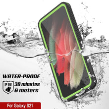 Load image into Gallery viewer, Galaxy S21 Water/Shockproof [Extreme Series] Screen Protector Case [Light Green] (Color in image: Black)
