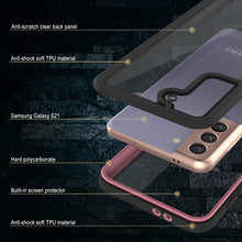 Load image into Gallery viewer, Galaxy S21 Water/Shock/Snowproof [Extreme Series] Slim Screen Protector Case [Pink] (Color in image: Black)
