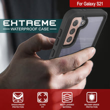 Load image into Gallery viewer, Galaxy S21 Water/Shockproof [Extreme Series] Slim Screen Protector Case [Purple] (Color in image: White)
