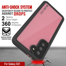 Charger l&#39;image dans la galerie, Galaxy S22 Waterproof Case PunkCase StudStar Pink Thin 6.6ft Underwater IP68 Shock/Snow Proof (Color in image: black)
