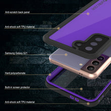 Load image into Gallery viewer, Galaxy S21 Waterproof Case PunkCase StudStar Purple Thin 6.6ft Underwater IP68 Shock/Snow Proof (Color in image: teal)
