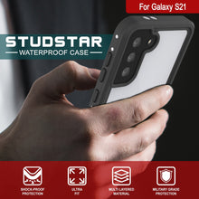 Load image into Gallery viewer, Galaxy S21 Waterproof Case, Punkcase StudStar White Thin 6.6ft Underwater IP68 Shock/Snow Proof (Color in image: light blue)
