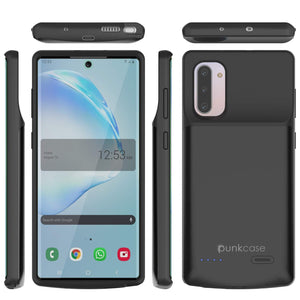 Galaxy Note 10 5200mAH Battery Charger W/ USB Port Slim Case [Black] 