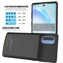 Load image into Gallery viewer, Galaxy Note 10 5200mAH Battery Charger W/ USB Port Slim Case [Black] 
