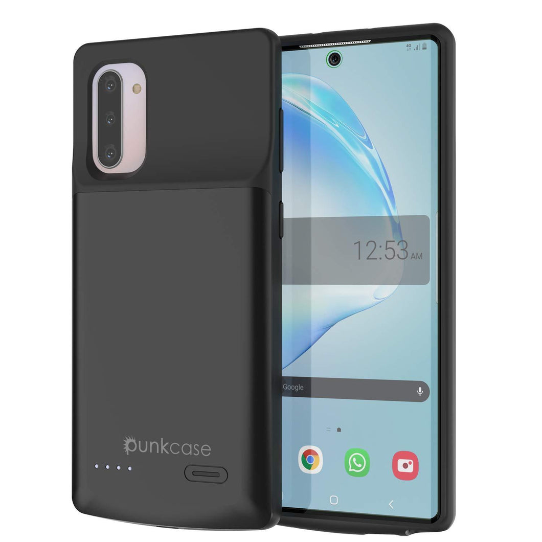 Galaxy Note 10 5200mAH Battery Charger W/ USB Port Slim Case [Black] (Color in image: Black)