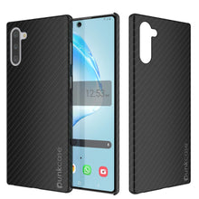 Load image into Gallery viewer, Galaxy Note 10 Case, Punkcase CarbonShield, Heavy Duty &amp; Ultra Thin Cover (Color in image: Black)
