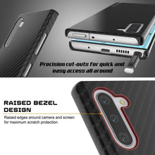 Load image into Gallery viewer, Galaxy Note 10 Case, Punkcase CarbonShield, Heavy Duty &amp; Ultra Thin Cover 
