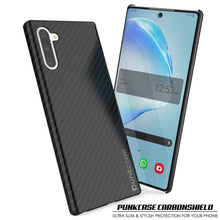 Load image into Gallery viewer, Galaxy Note 10 Case, Punkcase CarbonShield, Heavy Duty &amp; Ultra Thin Cover 
