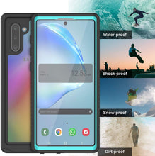 Load image into Gallery viewer, Galaxy Note 10 Case, Punkcase [Extreme Series] Armor Cover W/ Built In Screen Protector [Teal] (Color in image: pink)
