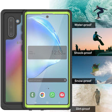 Load image into Gallery viewer, Galaxy Note 10 Case, Punkcase [Extreme Series] Armor Cover W/ Built In Screen Protector [Light Green] (Color in image: Teal)
