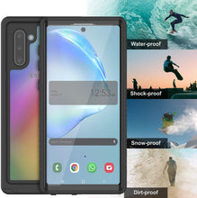 Load image into Gallery viewer, Galaxy Note 10 Case, Punkcase [Extreme Series] Armor Cover W/ Built In Screen Protector [Black] (Color in image: teal)
