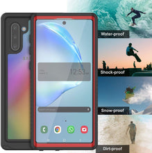 Load image into Gallery viewer, Galaxy Note 10 Case, Punkcase [Extreme Series] Armor Cover W/ Built In Screen Protector [Red] (Color in image: Teal)
