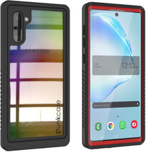 Load image into Gallery viewer, Galaxy Note 10 Case, Punkcase [Extreme Series] Armor Cover W/ Built In Screen Protector [Red] (Color in image: Red)
