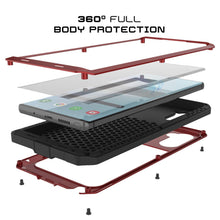 Load image into Gallery viewer, Galaxy Note 10  Case, PUNKcase Metallic Red Shockproof  Slim Metal Armor Case [Red] (Color in image: gold)
