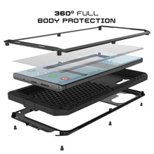 Load image into Gallery viewer, Galaxy Note 10 Case, PUNKcase Metallic Black Shockproof  Slim Metal Armor Case [Black] (Color in image: gold)
