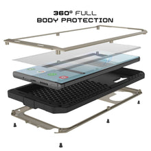 Load image into Gallery viewer, Galaxy Note 10  Case, PUNKcase Metallic Gold Shockproof  Slim Metal Armor Case [Gold] (Color in image: white)
