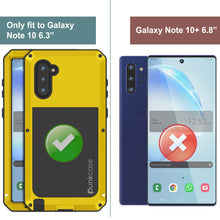 Load image into Gallery viewer, Galaxy Note 10  Case, PUNKcase Metallic Neon Shockproof  Slim Metal Armor Case [Neon] 
