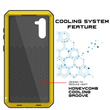 Load image into Gallery viewer, Galaxy Note 10  Case, PUNKcase Metallic Neon Shockproof  Slim Metal Armor Case [Neon] (Color in image: red)
