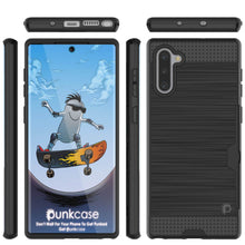 Load image into Gallery viewer, Galaxy Note 10 Case, PUNKcase [SLOT Series] Slim Fit  Samsung Note 10 [Black] (Color in image: Rose Gold)
