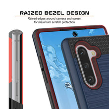 Load image into Gallery viewer, Galaxy Note 10 Case, PUNKcase [SLOT Series] Slim Fit  Samsung Note 10 [Navy] (Color in image: Silver)
